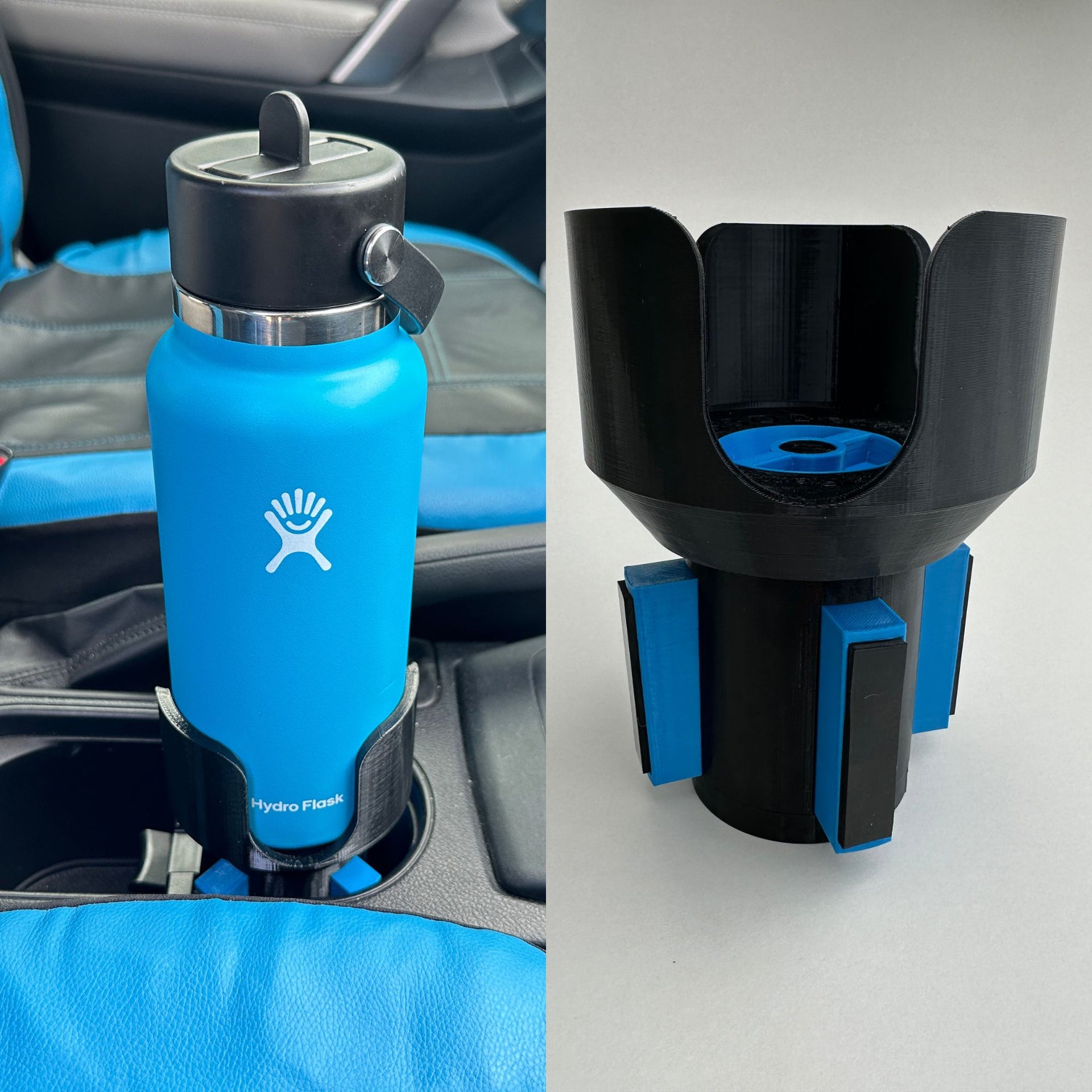 NB3DDesigns Universal Adapter System -Expanding Car Cup Holder Adapter